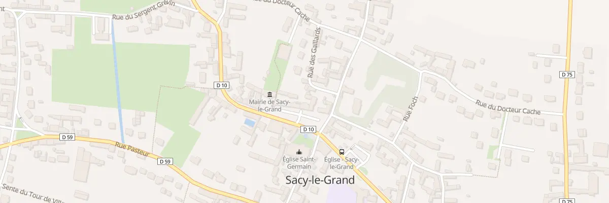 Plan du 26 Pl de l’Eglise à Sacy-le-Grand