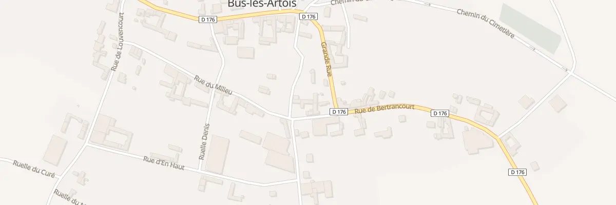 Plan du 3 Rue du Milieu à Bus-lès-Artois