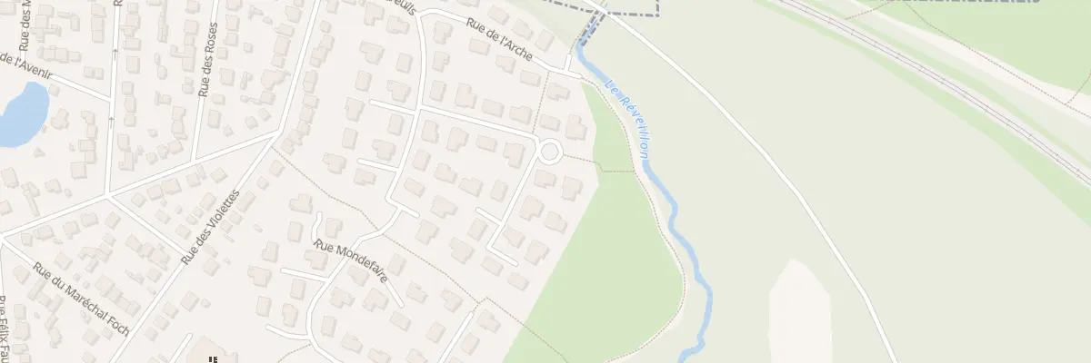 Plan du 13 Rue du Gue à Villecresnes