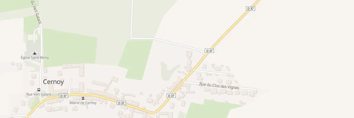 Plan du 374 Rue Saint-rémy à Cernoy