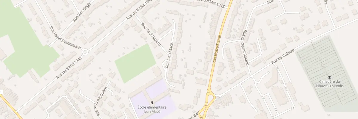 Plan du 43 Rue Jean Mace à Sercus