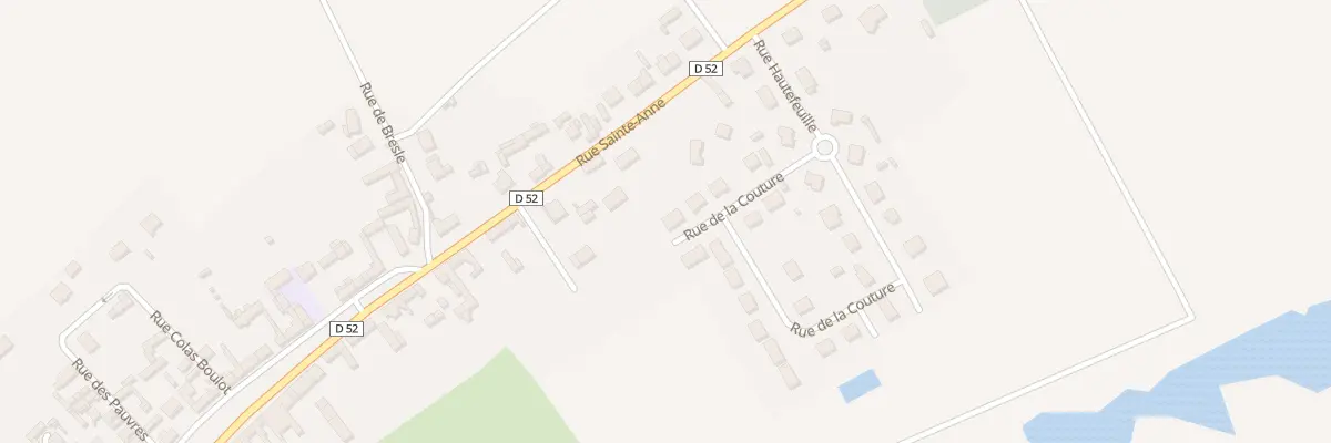Plan du 12 Rue de la Couture à Heilly