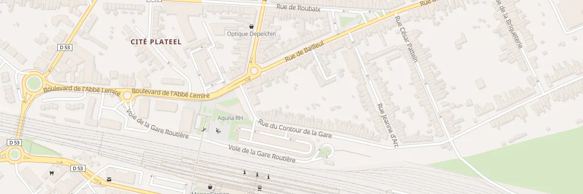 Plan du 15 Rue du Contour de la Gare à Hazebrouck