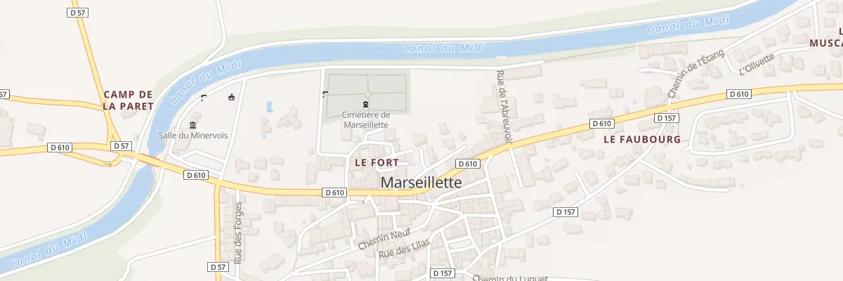 Plan du 11 Rue de la Tour à Marseillette