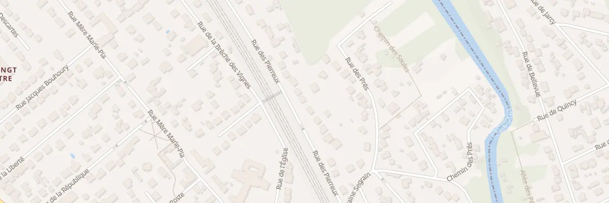 Plan du 18B Rue des Pierreux à Quincy-sous-Sénart