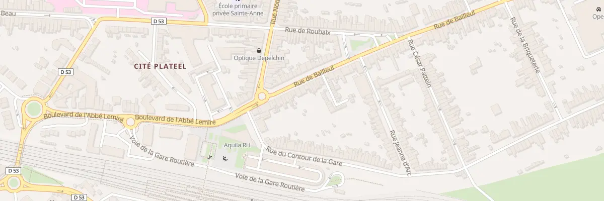 Plan du 24 Rue de Bailleul à Hazebrouck