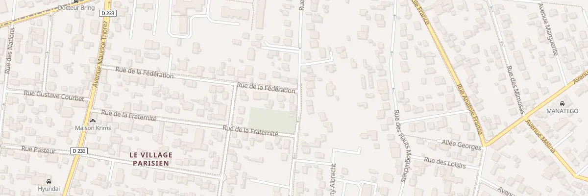 Plan du 34 Rue de la Fédération à Champigny-sur-Marne