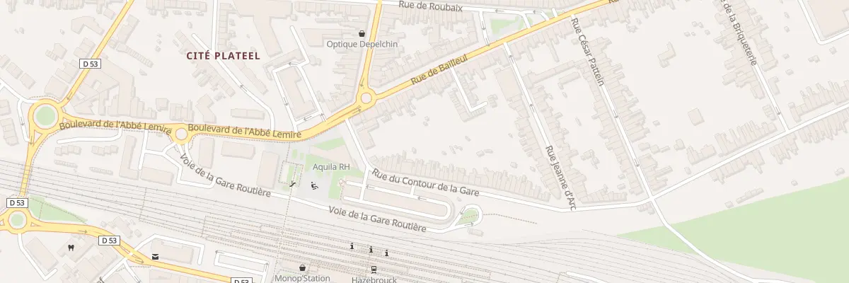 Plan du 17 Rue du Contour de la Gare à Hazebrouck