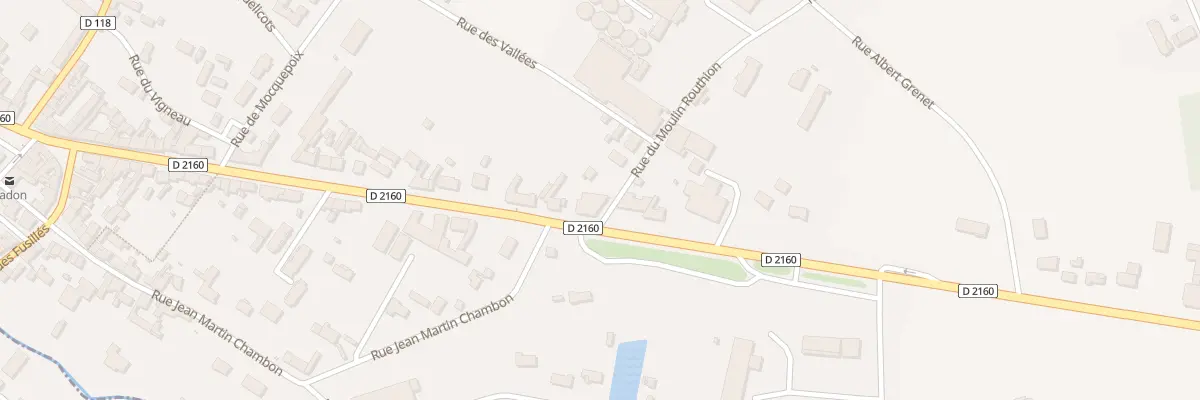 Plan du 10 Rue du Moulin Routhion à Ladon