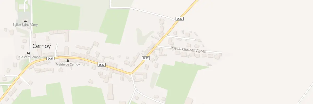 Plan du 302 Rue Saint-rémy à Cernoy