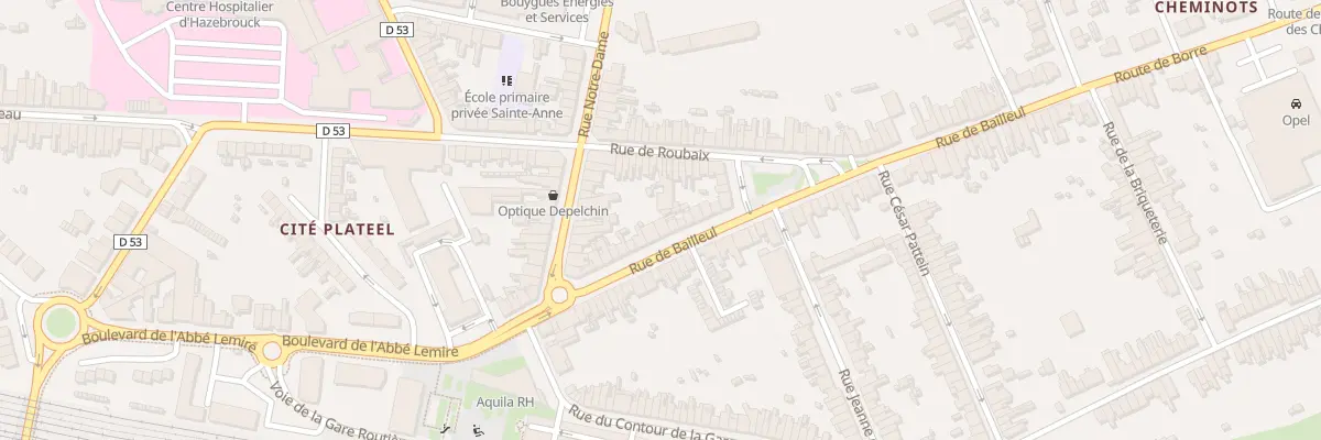 Plan du 15 Rue de Bailleul à Hazebrouck