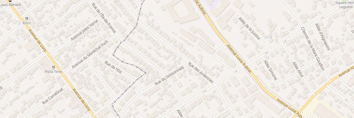 Plan du 11 Rue des Ardennes à Livry-Gargan