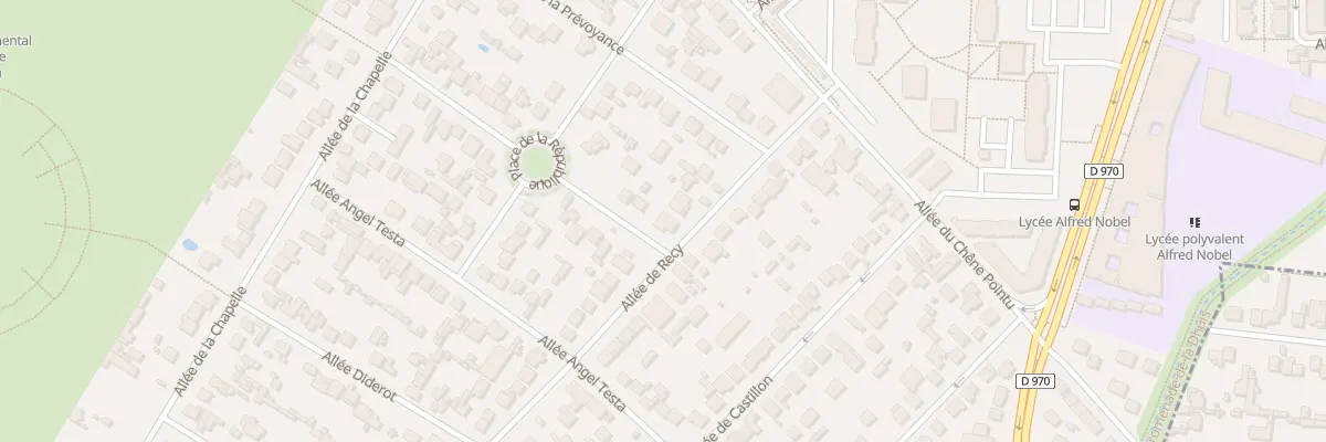 Plan du 39 All de Récy à Clichy-sous-Bois