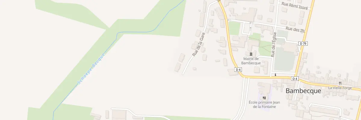 Plan du 26 Rue de la Gare à Bambecque