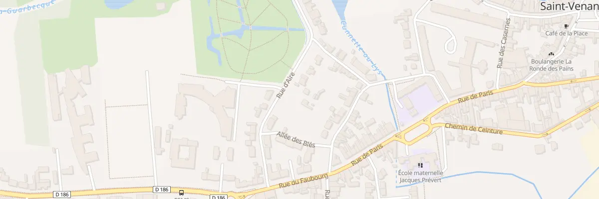 Plan du 146 Rue d’Aire à Saint-Venant