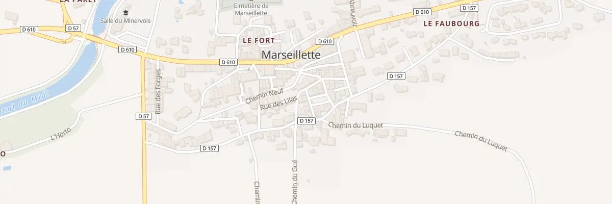 Plan du 5 Rue des Tilleuls à Marseillette