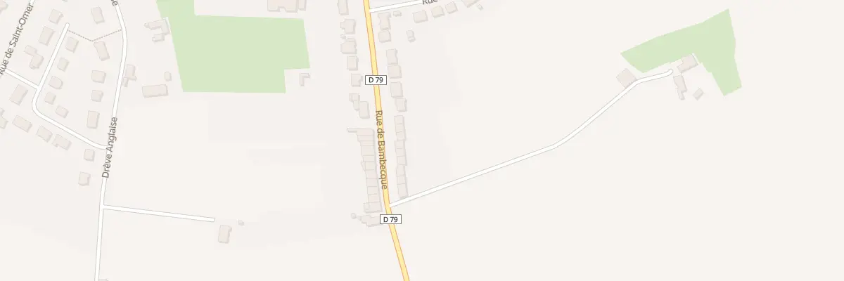Plan du 50 Rue de Bambecque à Rexpoëde