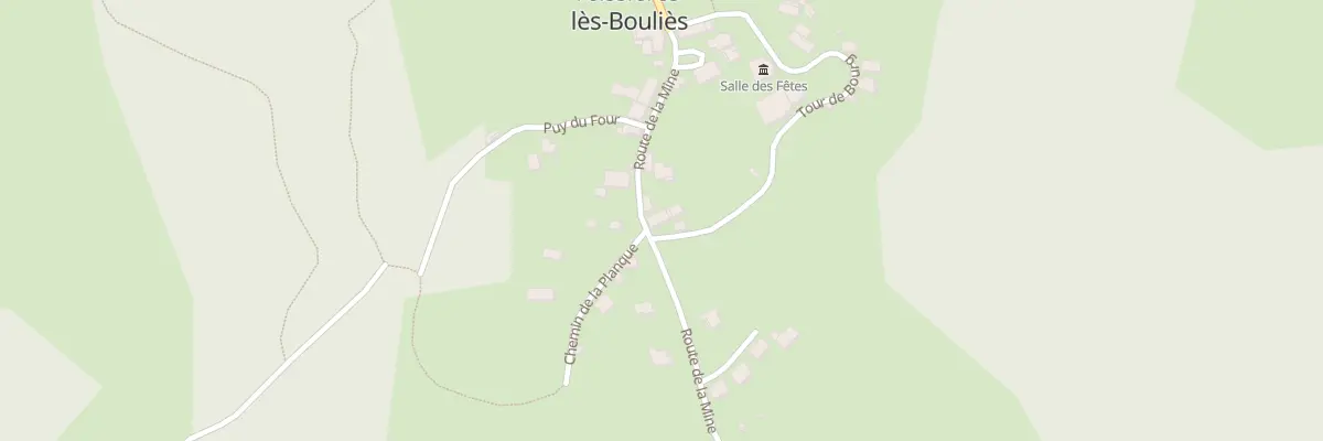 Plan du 5 Rte de la Mine à Teissières-lès-Bouliès