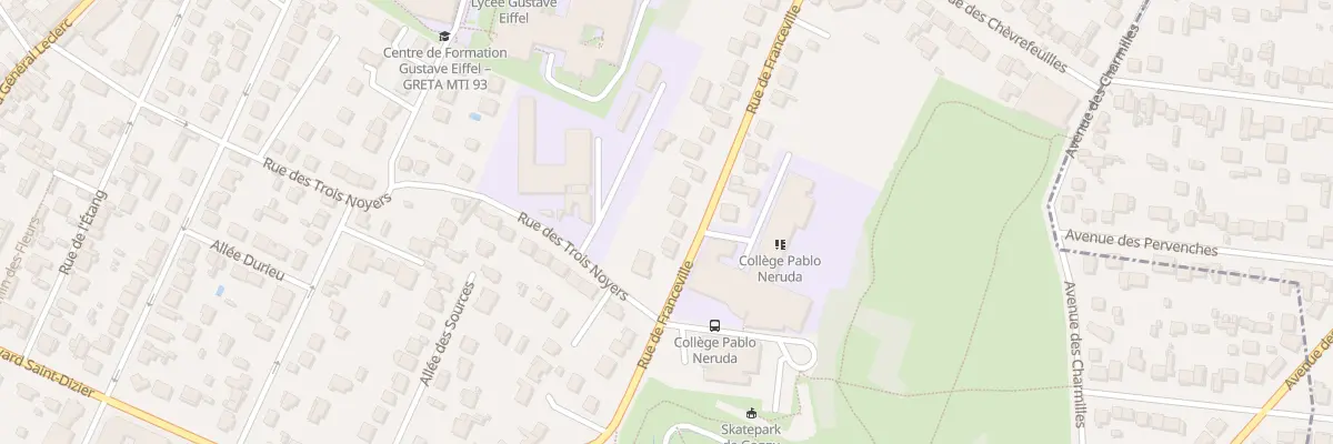 Plan du 33 Rue de Franceville à Gagny