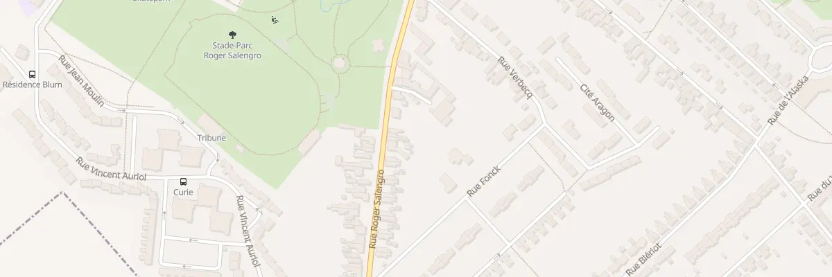 Plan du 505 Rue Roger Salengro à Bruay-la-Buissière