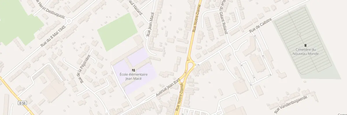 Plan du 119 Rue Notre Dame à Hazebrouck