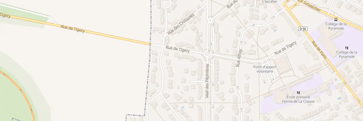 Plan du 19 Rue de Tigery à Lieusaint