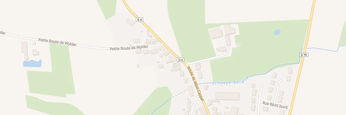 Plan du 33 Rte de West-cappel à Bambecque