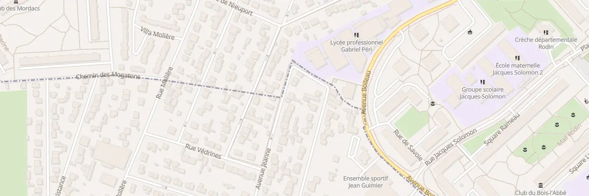Plan du 86 Av Jeanne à Chennevières-sur-Marne