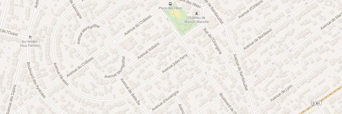 Plan du 6 Av Jules Ferry à Gagny