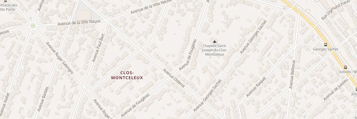 Plan du 70 Av des Fougères à Villepinte