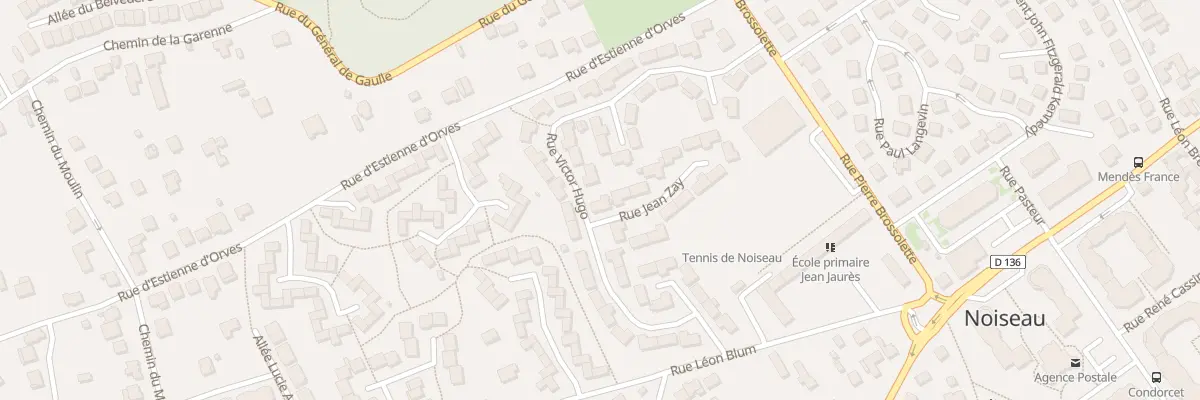 Plan du 1 Rue Jean Zay à Noiseau