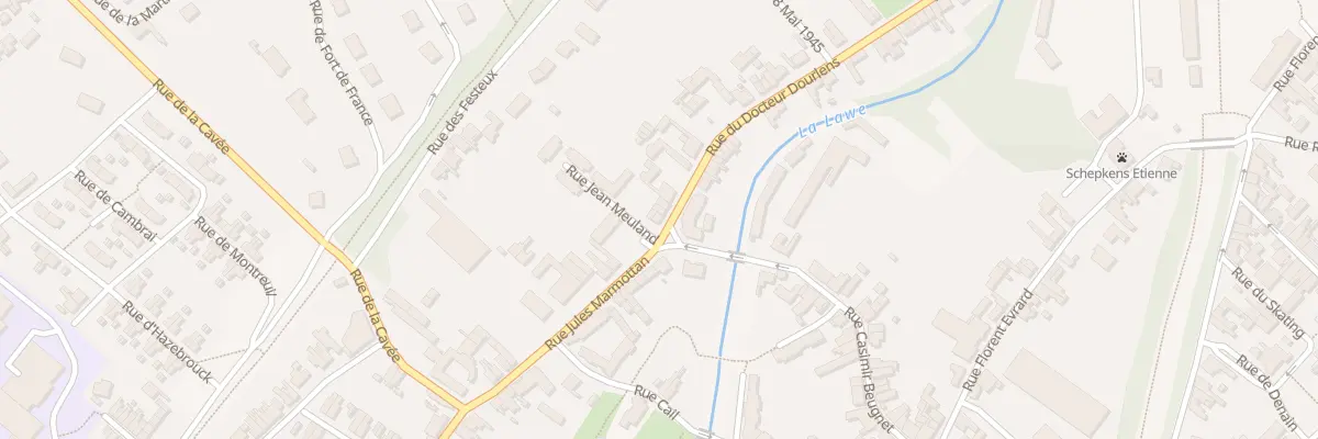 Plan du 3 Rue du Docteur Dourlens à Bruay-la-Buissière