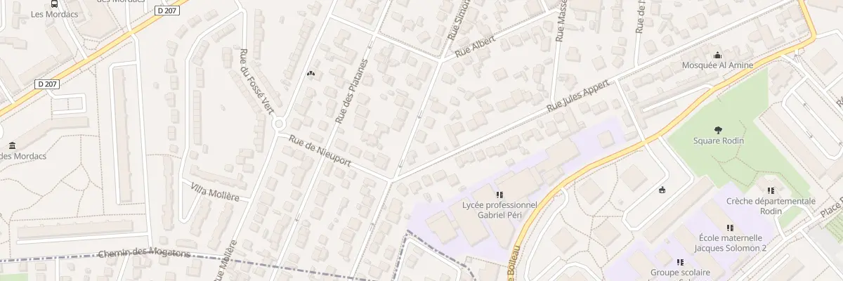 Plan du 25 Rue Simone Bigot à Champigny-sur-Marne