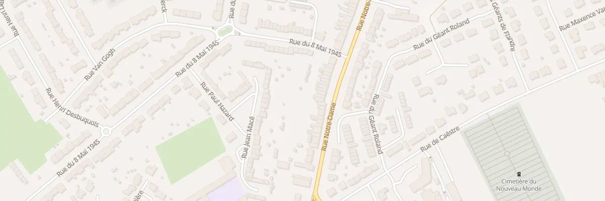 Plan du 143 Rue Notre Dame à Hazebrouck