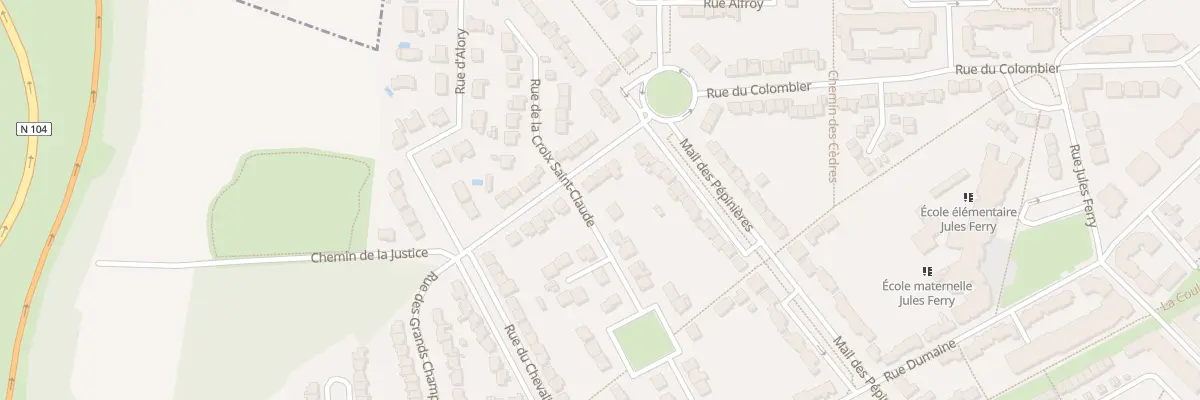 Plan du 5 Rue des Grands Champs à Lieusaint