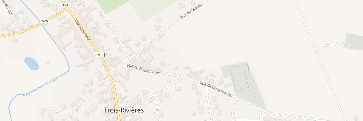 Plan du 13 Rue de Boussicourt à Trois-Rivières
