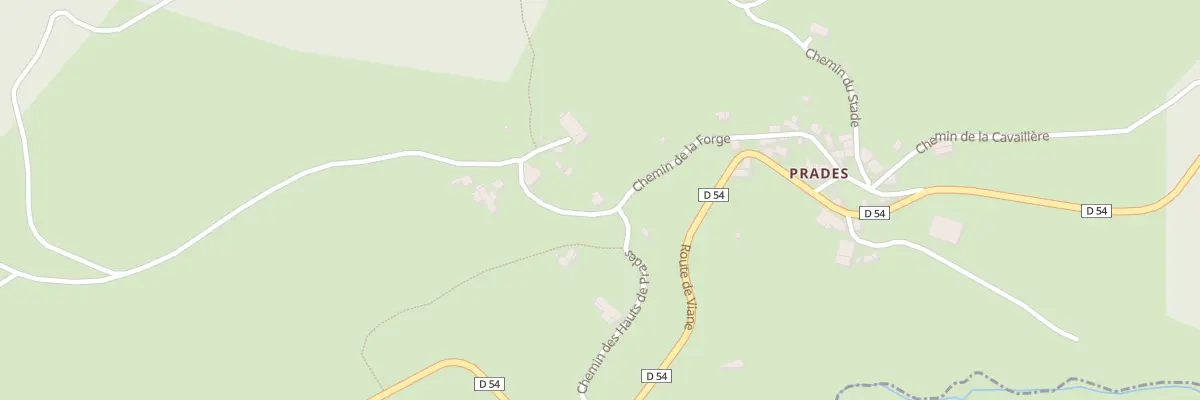 Plan du 5086 Prades à Espérausses