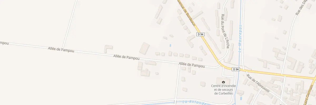 Plan du 16 All de Pampou à Corbeilles