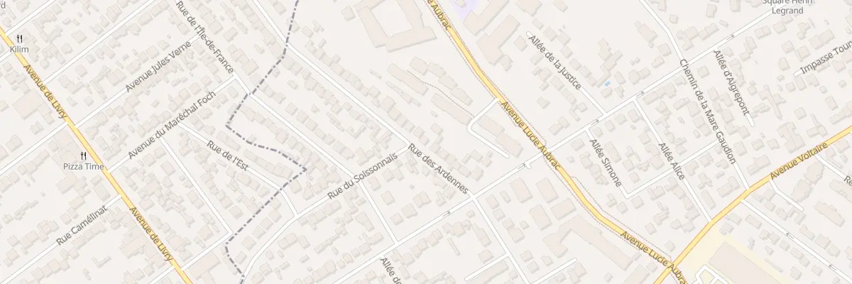 Plan du 14B Rue des Ardennes à Livry-Gargan