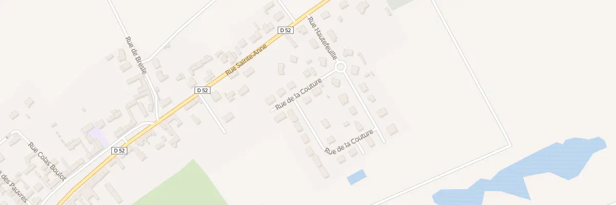 Plan du 3 Rue de la Couture à Heilly