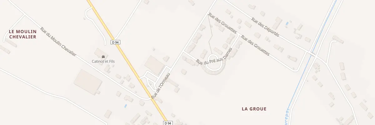 Plan du 4 Rue du Pre aux Dames à Corbeilles