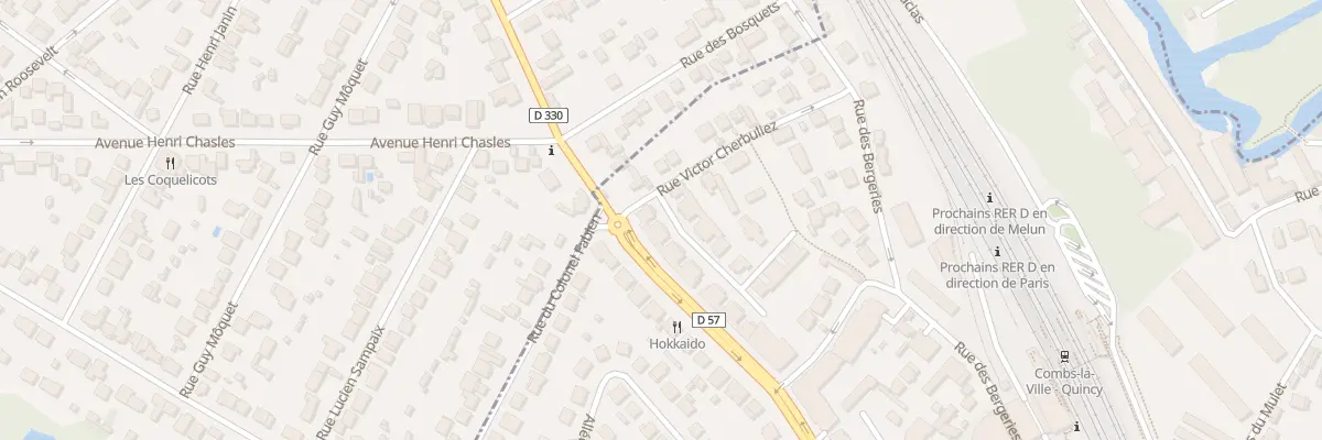 Plan du 5 All de la Framboisière à Combs-la-Ville