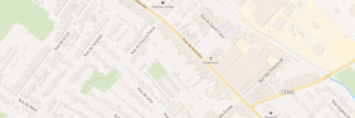 Plan du 236 Rue de Merville à Hazebrouck