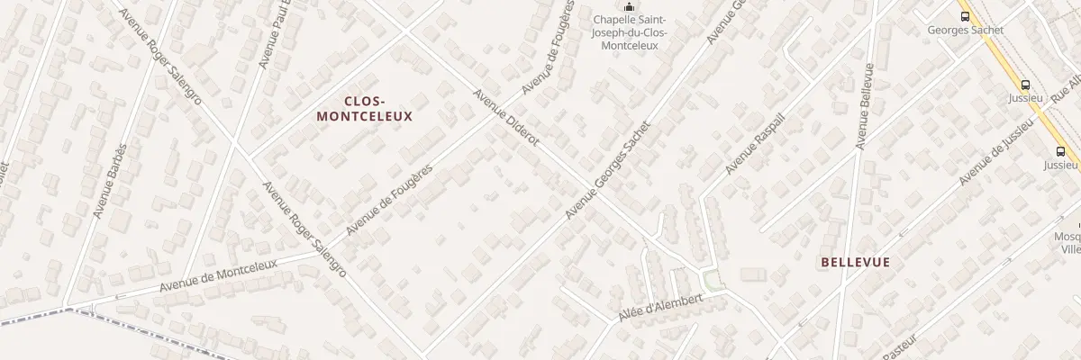 Plan du 60 Av Diderot à Villepinte