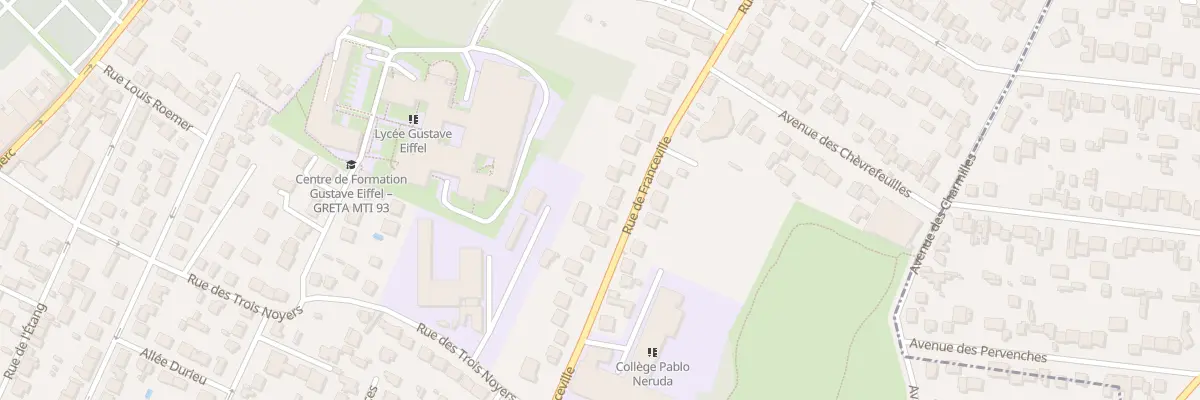 Plan du 49 Rue de Franceville à Gagny