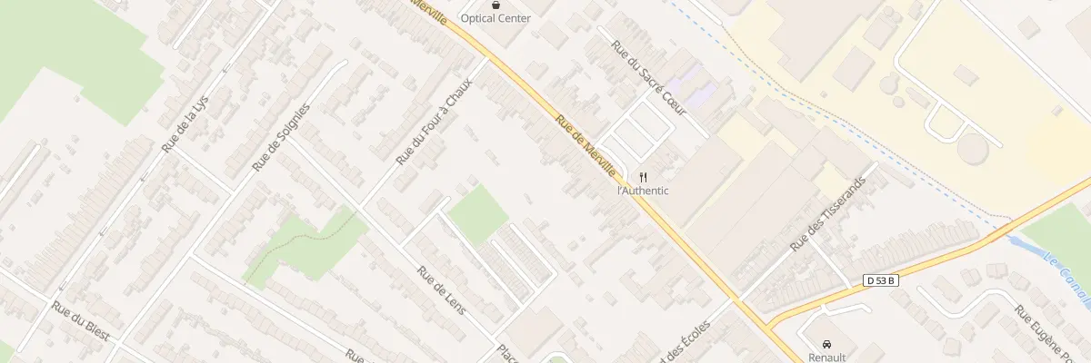 Plan du 238 Rue de Merville à Hazebrouck