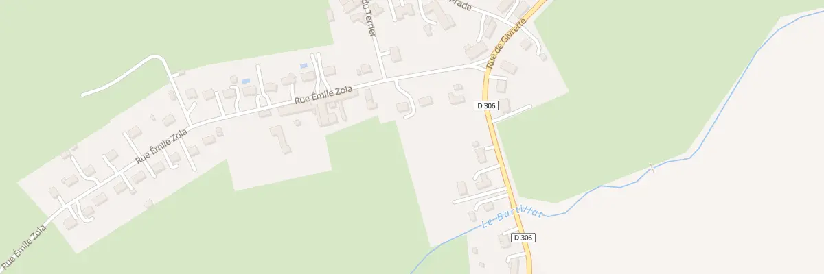 Plan du 176 Rue Emile Zola à Domérat