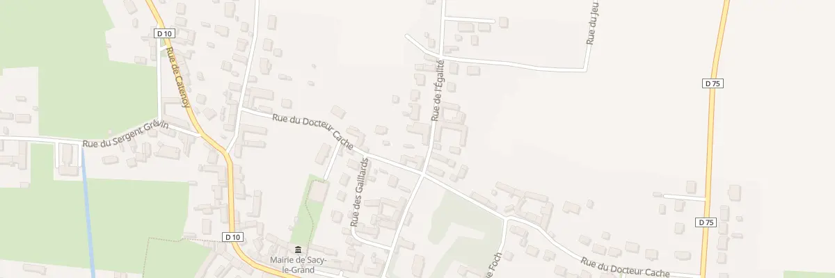 Plan du 195 Rue de l’Egalité à Sacy-le-Grand