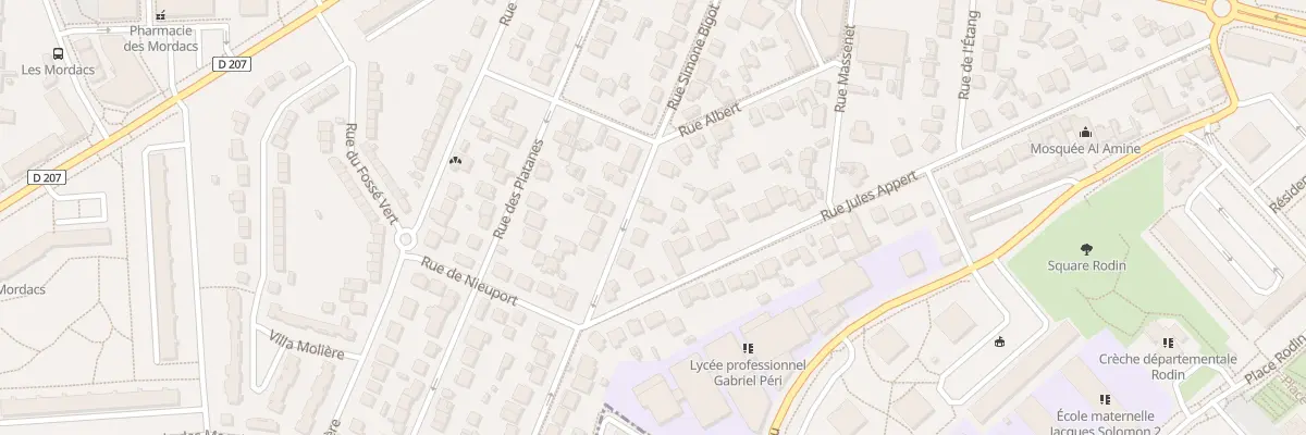 Plan du 21 Rue Simone Bigot à Champigny-sur-Marne