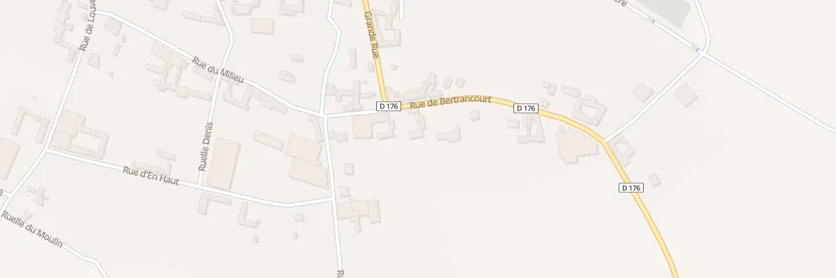 Plan du 8 Rue de Bertrancourt à Bus-lès-Artois